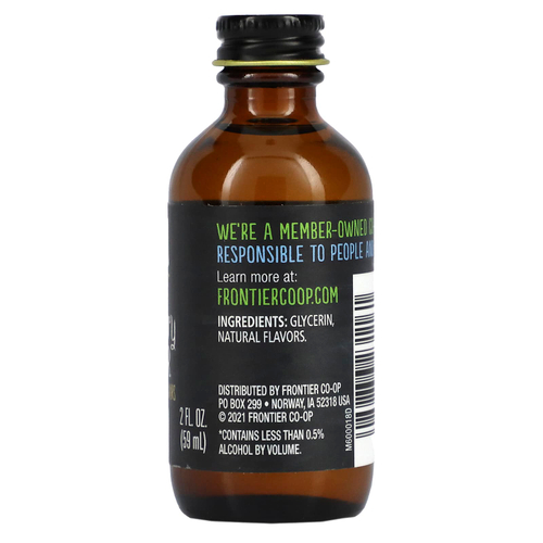 Frontier Co-op, Земляничный ароматизатор, безалкогольный, 2 жидких унции (59 мл)