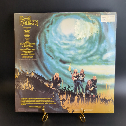 LP Iron Maiden - The Number Of The Beast. Метал. Зарубежный рок. Виниловая пластинка 12 дюймов.