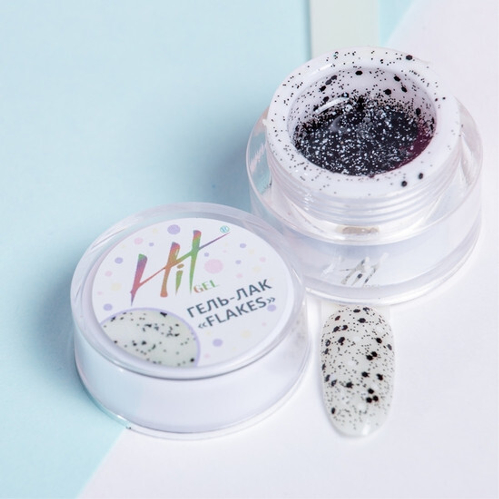 Гель-лак  ТМ "HIT gel" Flakes, 5 мл