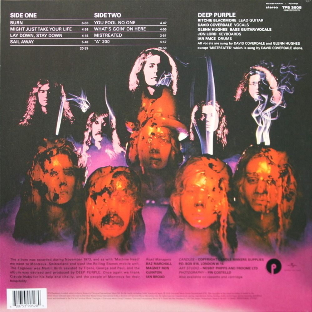 Deep Purple / Burn (Coloured Vinyl)(LP)