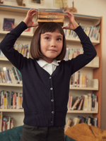 Кардиган школьный для девочки Next C123-160, Темно-синий