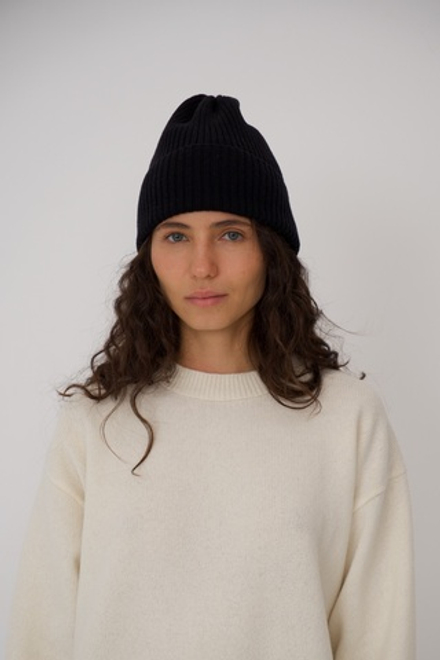 Шапка из мериноса и кашемира