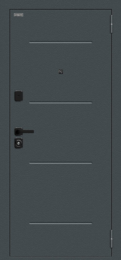 Техно/SBlack Старк антрацит/White Silk 205*86 левое