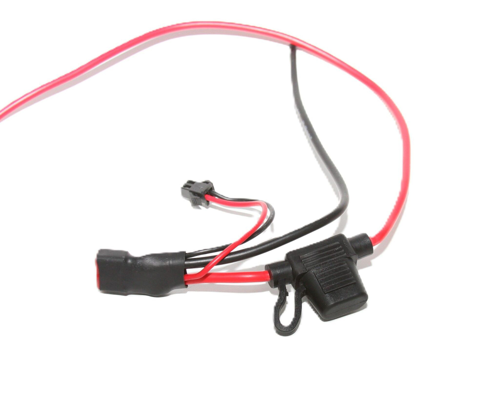 Провод кабель разъем аккумулятора с предохранителем для электровелосипеда