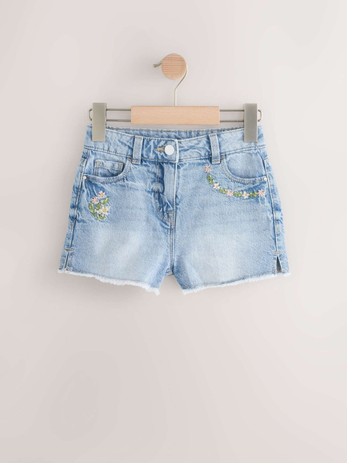 Шорты джинсовые для девочки Next E35-575, Голубой