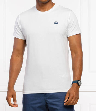 футболка La Martina - белый(CCMR04 JS206)