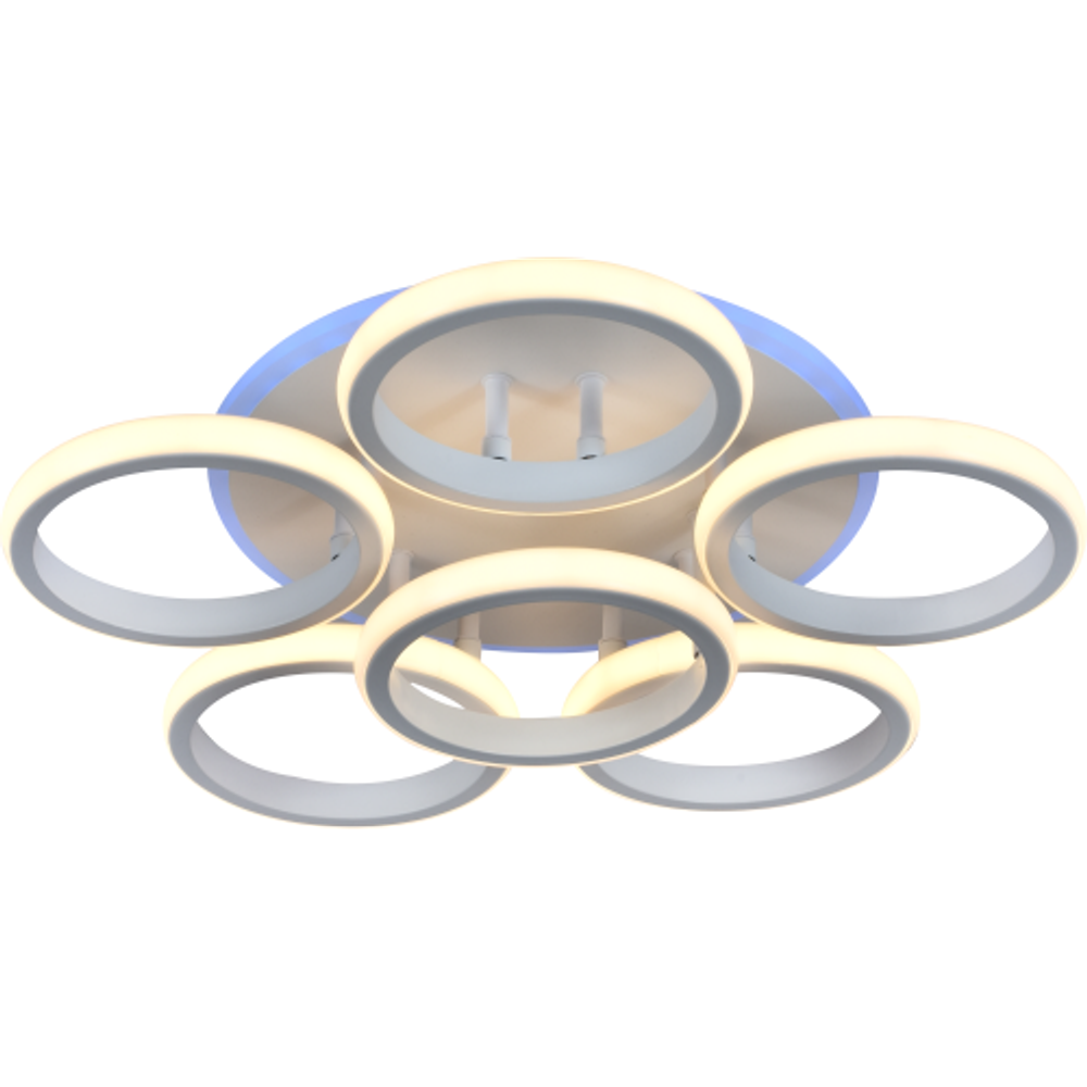 Светильник потолочный светодиодный Rivoli Kresenz 6057-106 с пультом 108 Вт + 8 Вт 4000К - 6000К LED модерн