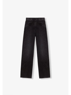 Джинсы со стразами