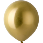 Шар латексный Хром 46 см (Золотой)