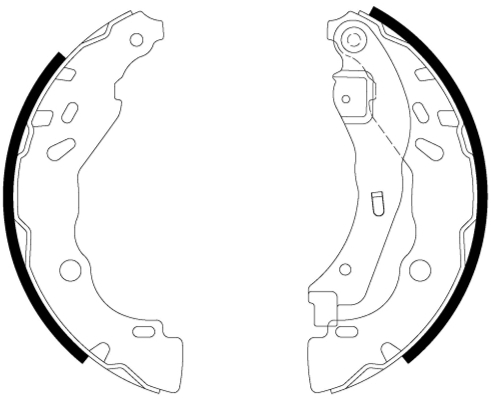 TEXTAR - 91083200-TET - Brake Shoe Set