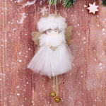 Подвеска «Маленькая леди» 15 см, белый