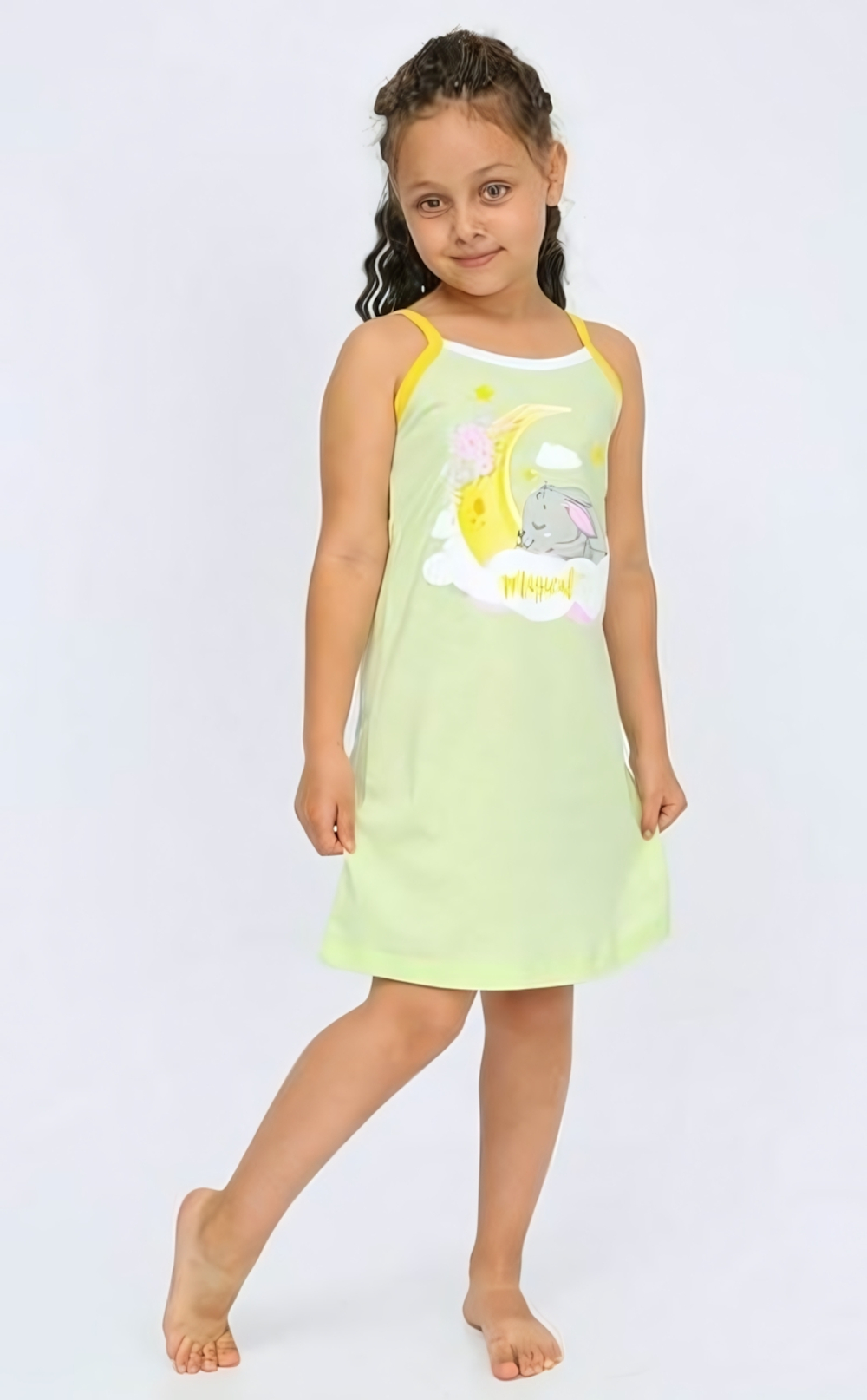 Сорочка "Ночь-1" р.110, Светло-салатовый (Ивашка)