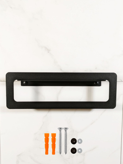 Держатель для полотенец MetaDec Qadrate 30см черный