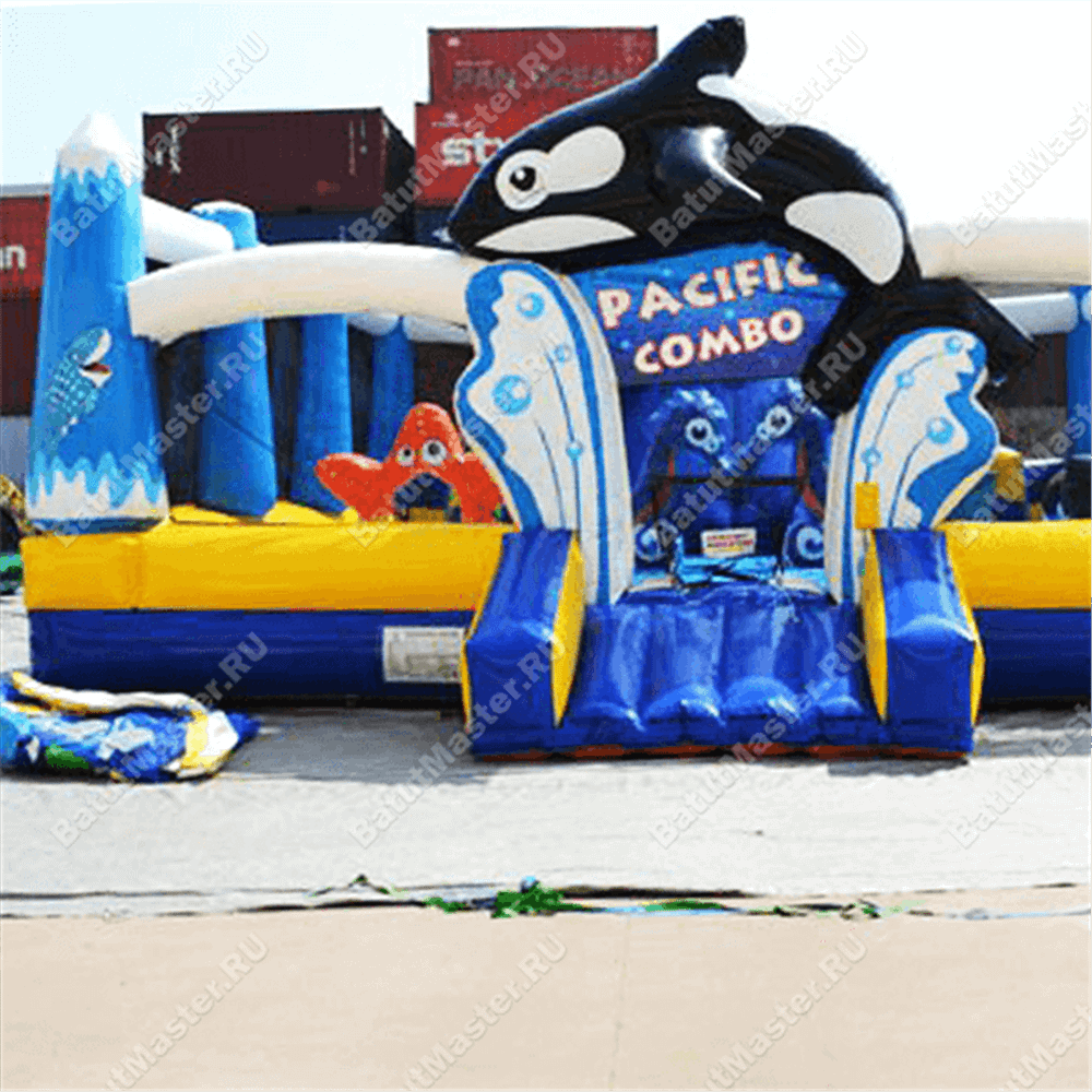 Коммерческий надувной батут "Океан"