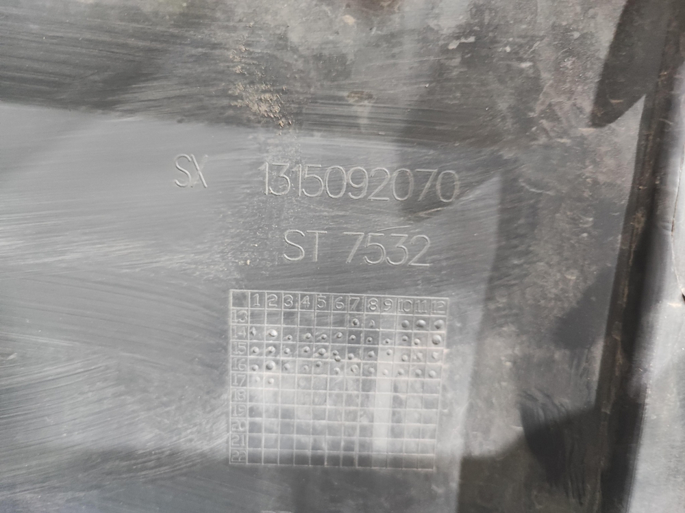 Бампер передний левая часть Fiat Ducato 3  Б/У Оригинал 1315092070