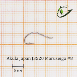 Крючок Akula Japan J3520 (Maruseigo) 1000 шт