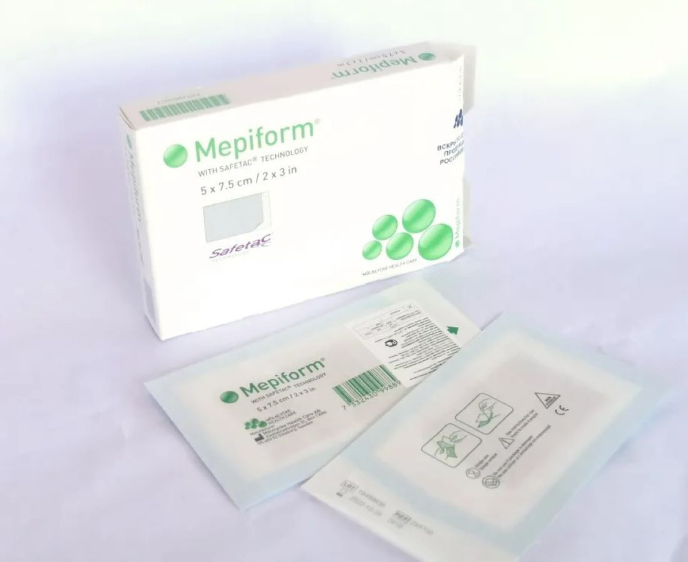 Мепиформ/ Мепиформ 5х7.5см, 1шт для лечения рубцов