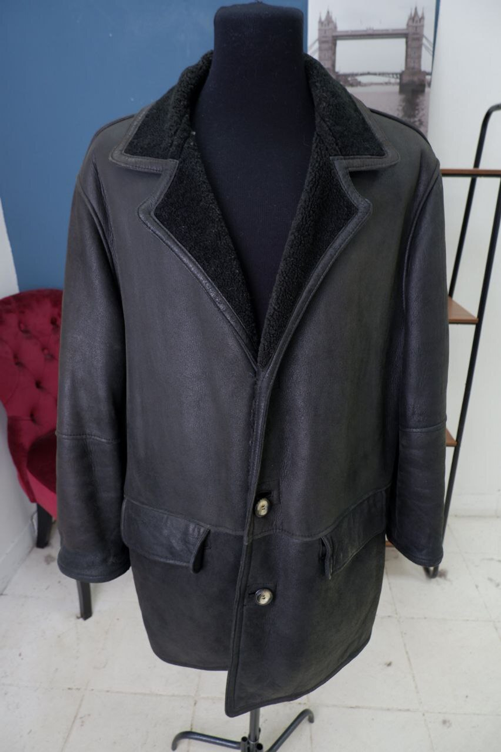 Дубленка Grey&Grey кожаная 60 размер