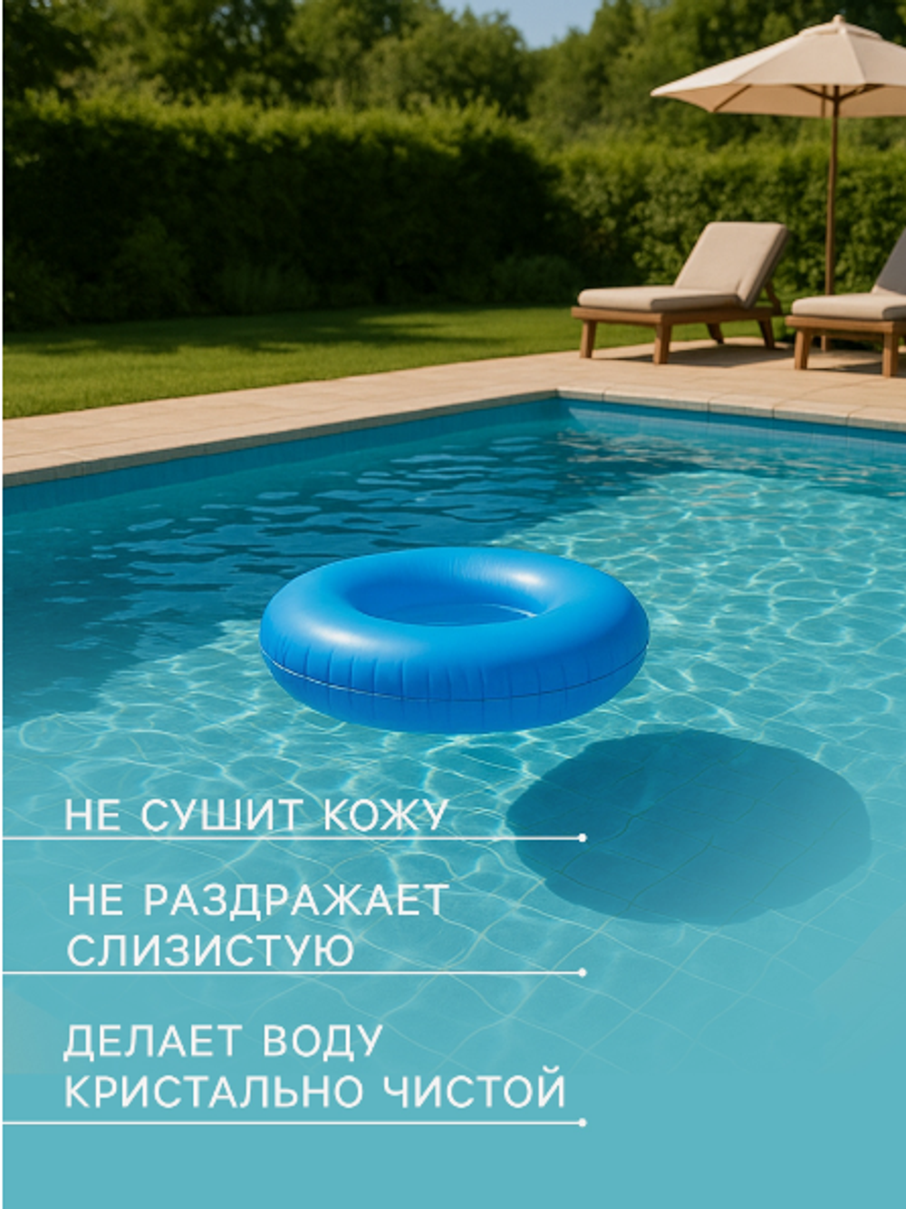Средство для очистки воды в бассейне Aqualand, от водорослей, 1 л