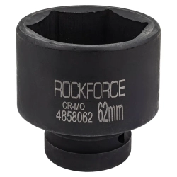 Головка ударная 1'', 62мм (6гр.) RockForce RF-4858062