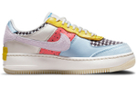 Кроссовки Nike Air Force 1 Shadow "Multi-Color" (Женская размерная сетка)