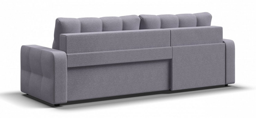 Угловой диван Денди Рогожка Мальмо платина