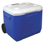 Контейнер изотермический Coleman 56.8л White/Blue Wheeled Hard Cooler 3000005152