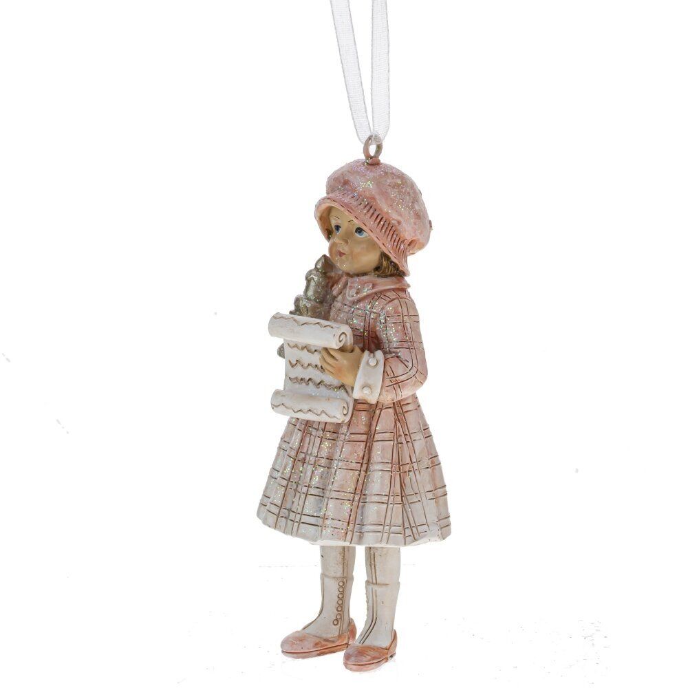 GAEM Фигурка декоративная подвесная "Девочка", L5,5 W4,5 H11 см, 2в.