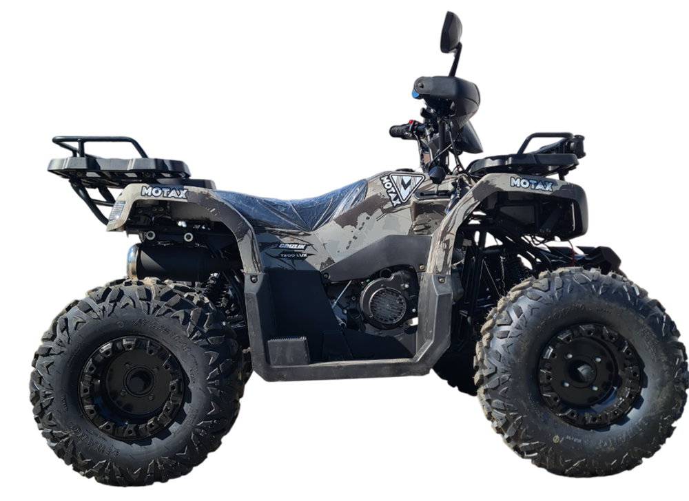 Квадроцикл Motax GRIZLIK T200 LUX черный-коричневый камуфляж