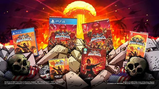 Игра Broforce - Deluxe Edition (PS4, английская версия)