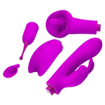 Лиловый вибронабор Thrill Kit (Цвет: лиловый)