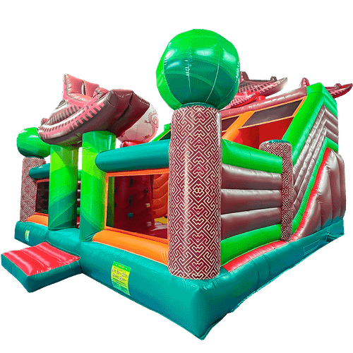 Коммерческий надувной батут “Хижина Дракона” 7,5*6,5*5,5 м