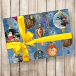 Бумага упаковочная 50х70 см «Любимые игрушки детства!» (1 лист)