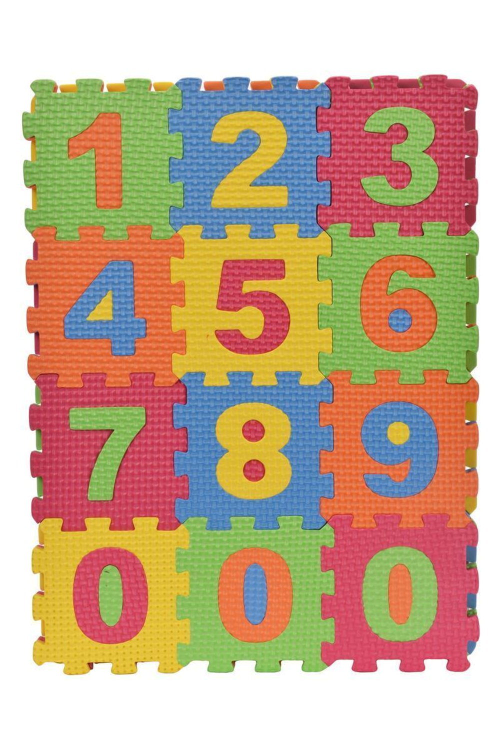 Коврик пазлы Цифры, пазл 9*9 см