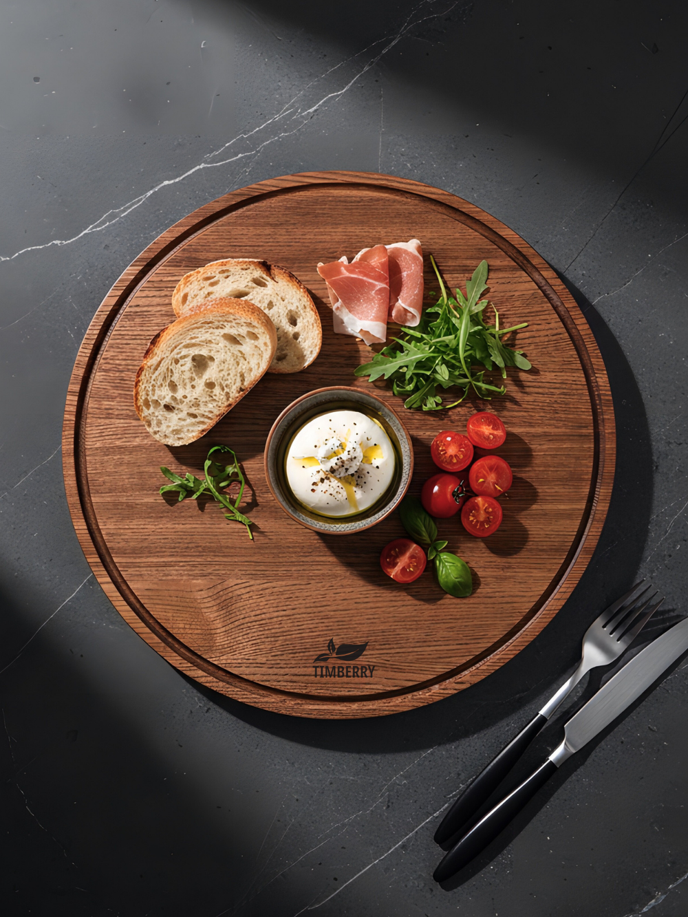 Разделочная доска круглая 30 см