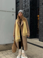 Дубленка Тэдди лонг бежевый