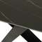 Обеденный стол Como 180х90 см, черная керамика