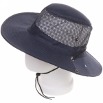 Шляпа мужская с клепками и сеткой «Cowboy», микс 6 цветов, 58р, ширина полей 7,5см