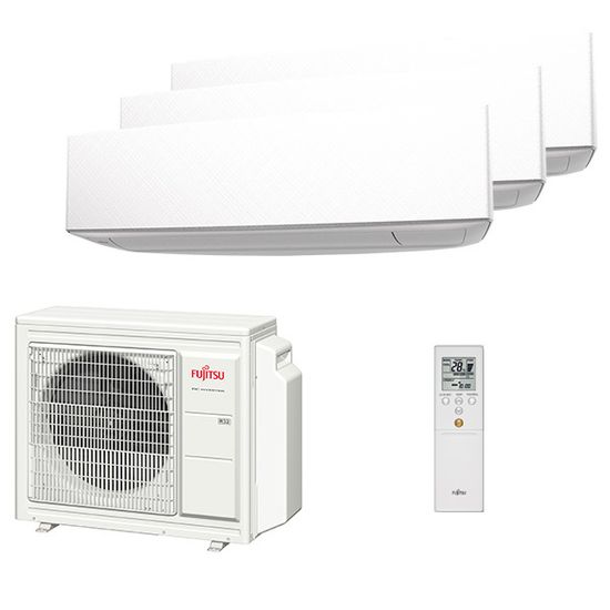 Мультисплит система на 3 комнаты Fujitsu ASYG07KETA + ASYG09KETA x 2 / AOYG24KBTA3