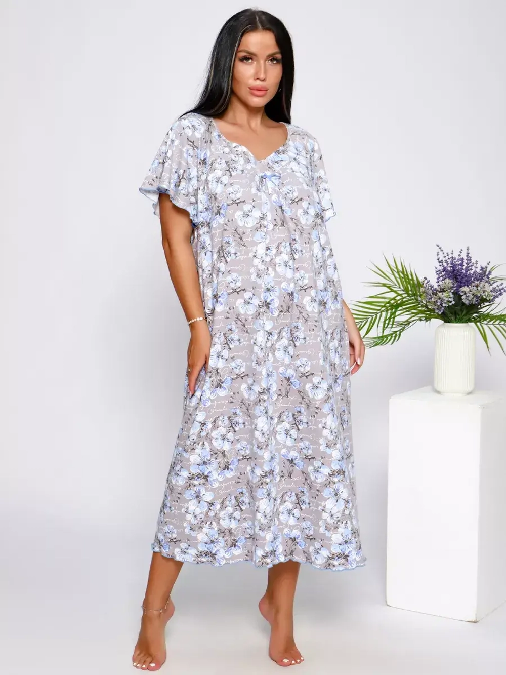 ночная сорочка на большие размеры