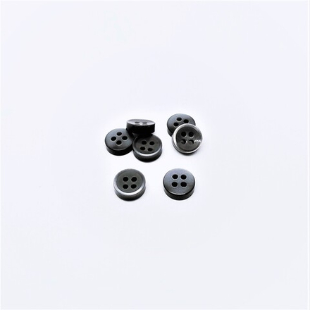 Пуговицы №561, 9мм, цв.серый (CX K-46)