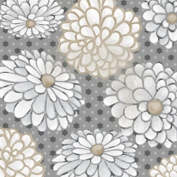 ДЕКОР FLORE GRIS 20X20 ОТ VIVES