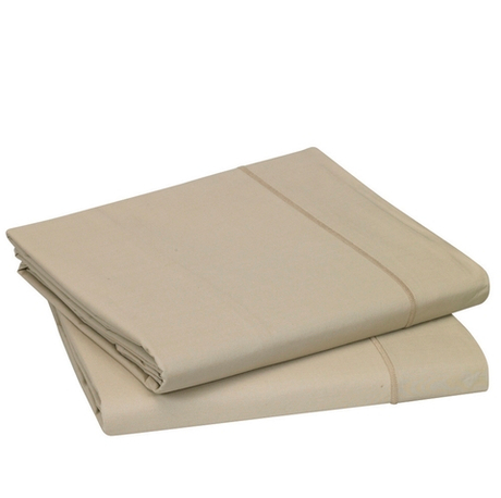 Постельное белье 2 спальное евро Blanc des Vosges Plain Chanvre