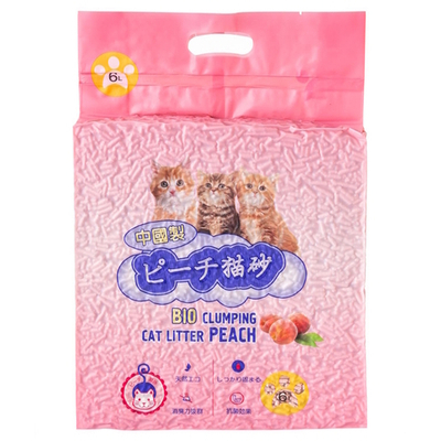Наполнитель для кошачьего туалета, HAKASE AREKKUSU, Персик