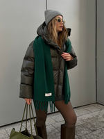Пуховик Стокгольм зеленый