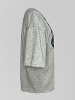 Футболка LJHY 531 свободная принт наушники однотонная