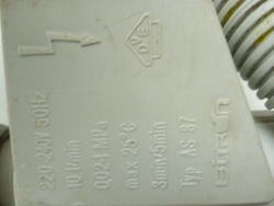 WFO2042OE кт1 Шланг с аквастопом для стиральных машин Bosch Siemens 366743 б/у