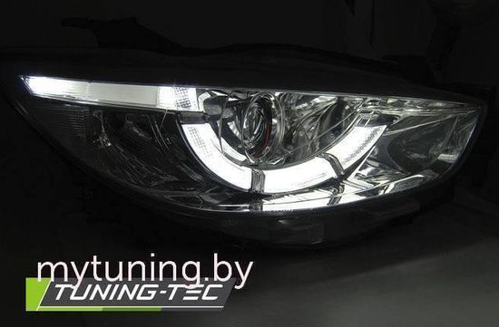 Передние фары chrome true drl xenon для Mazda CX-5