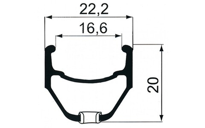 Обод 26" EAGLE REMERX