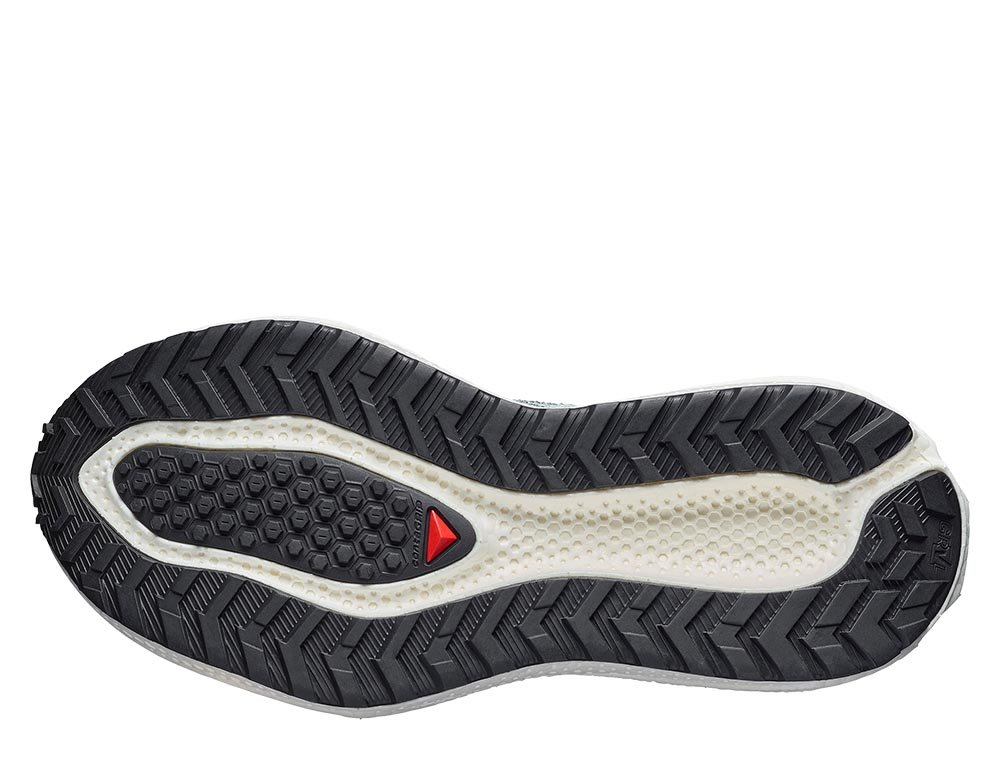 Женские кроссовки для бега Salomon Aero Glide 4 GRVL W Мятово-Ванильные